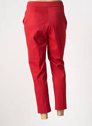 Pantalon 7/8 stretch taille normale rouge MERI & ESCA femme