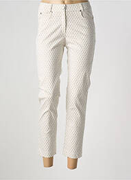 Pantalon 7/8 stretch taille normale beige MERI & ESCA femme