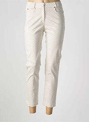 Pantalon 7/8 stretch taille normale beige MERI & ESCA femme