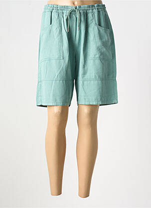 Bermuda taille élastique taille normale vert GUITARE femme