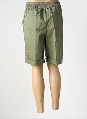 Bermuda taille élastique taille basse vert OLSEN femme