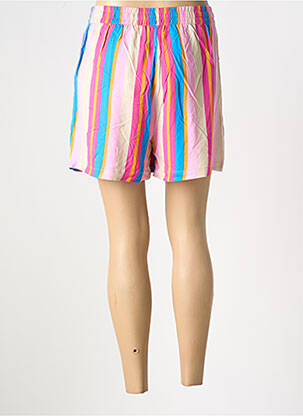 Short coupe fluide taille haute rose B.YOUNG femme