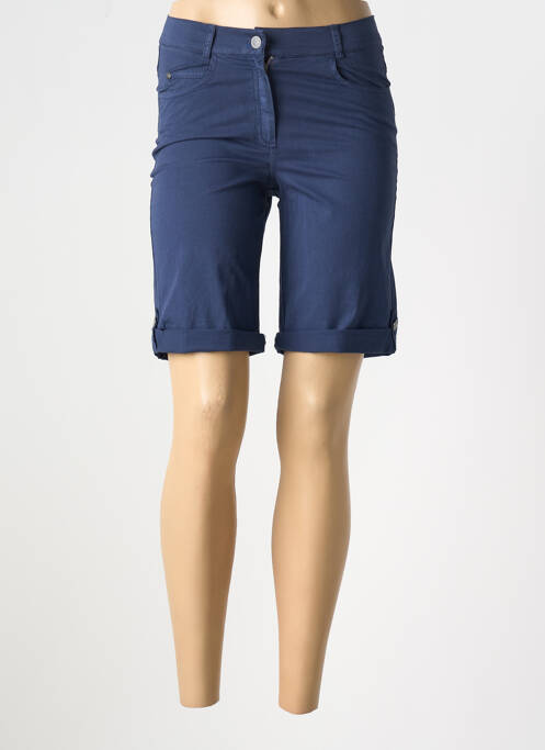 Bermuda bleu fonce GUY DUBOUIS pour femme