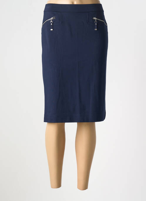 Jupe mi-longue bleu OLSEN pour femme