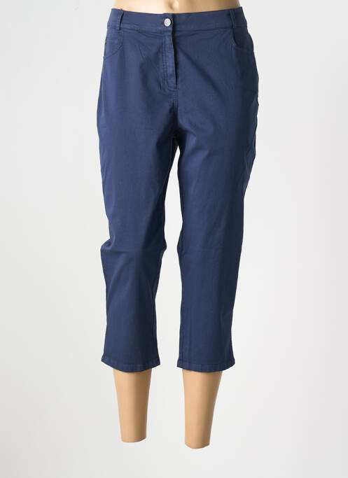 Pantacourt bleu GUY DUBOUIS pour femme