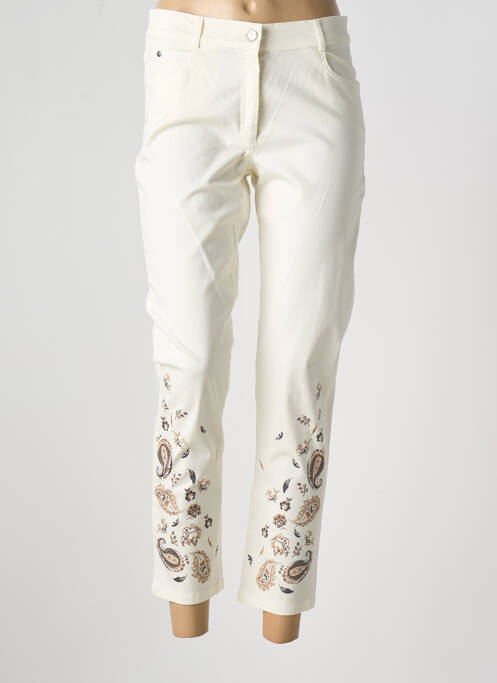 Pantalon 7/8 beige MERI & ESCA pour femme