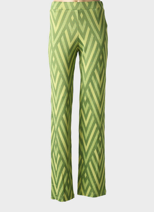 Pantalon flare vert PAZ TORRAS pour femme