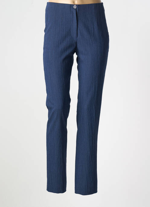 Pantalon slim bleu GUY DUBOUIS pour femme