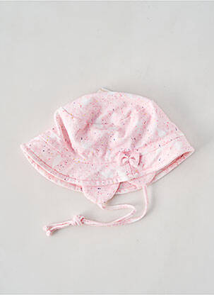 Bonnet imprimé fantaisie rose MAXIMO fille