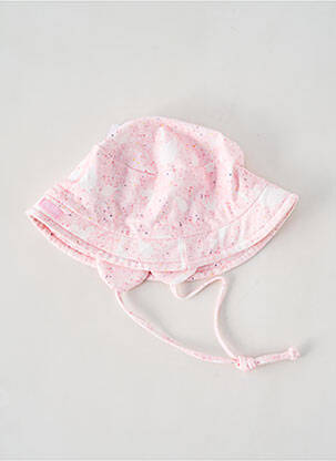 Bonnet imprimé fantaisie rose MAXIMO fille