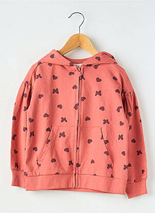 Veste casual col rond rose ZY fille