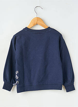 Sweat-shirt manches longues manches longues bleu BOBOLI fille