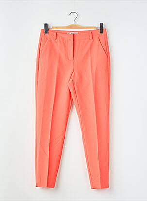 Pantalon chino taille normale taille normale orange ICHI femme