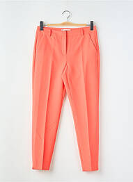 Pantalon chino taille normale taille normale orange ICHI femme