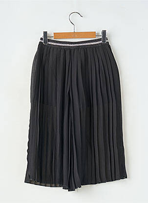 Pantacourt taille normale taille élastique noir BOBOLI fille