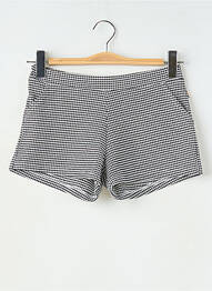 Short stretch taille élastique noir BOBOLI fille
