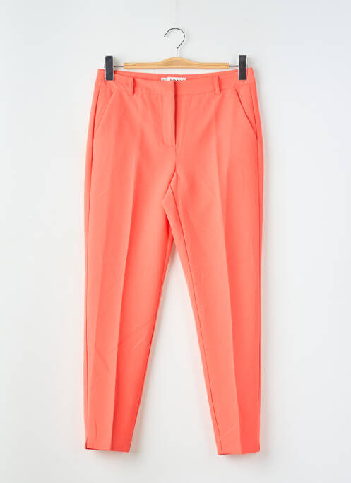 Pantalon chino taille normale taille normale orange ICHI femme