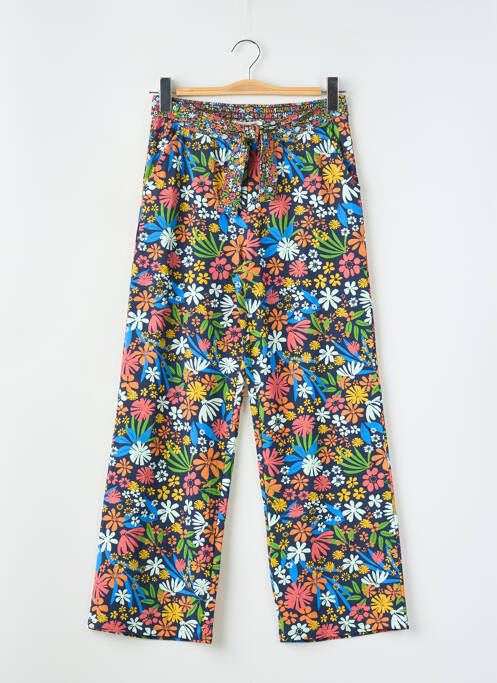 Pantalon droit poches taille élastique bleu BOBOLI fille