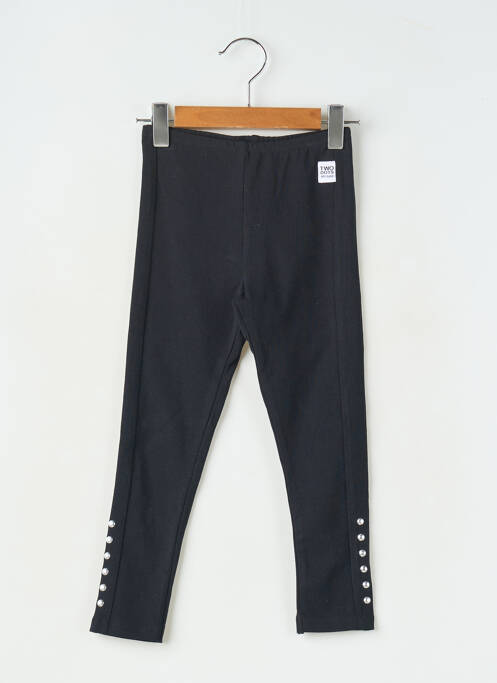 Legging stretch taille élastique noir BOBOLI fille
