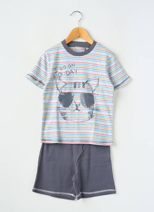 Ensemble short gris BOBOLI garçon