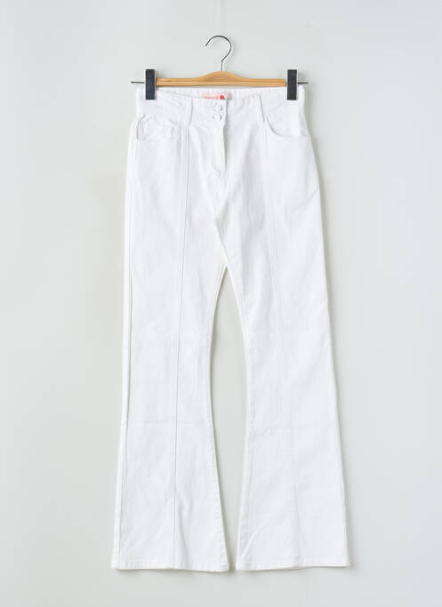 Jeans bootcut blanc BOBOLI fille