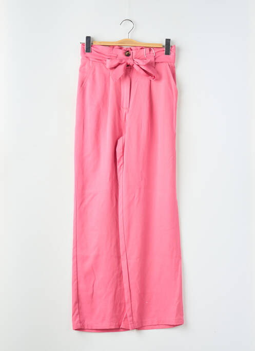 Pantalon droit rose C'EST BEAU LA VIE femme