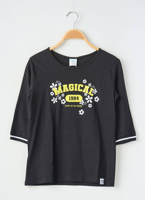 T-shirt noir BOBOLI fille