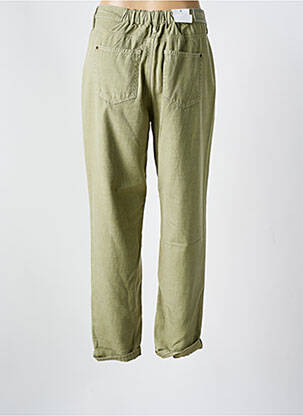 Jeans coupe droite taille normale taille normale vert C'EST BEAU LA VIE femme