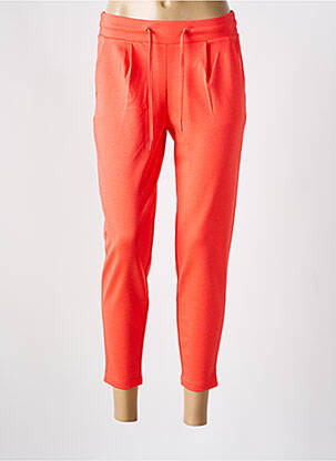 Pantalon 7/8 stretch taille normale orange ICHI femme