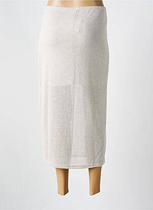 Jupe longue doublure beige TIFFOSI femme
