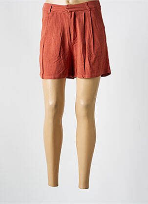 Short fermeture zippée sous rabat boutonné taille normale marron TIFFOSI femme
