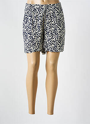 Short taille normale taille normale bleu ICHI femme