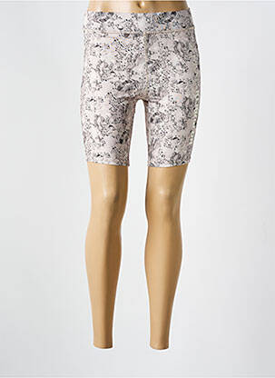 Cycliste stretch taille normale beige NO PUBLIK femme