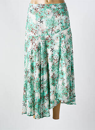 Jupe longue vert GOLDEN LIVE femme