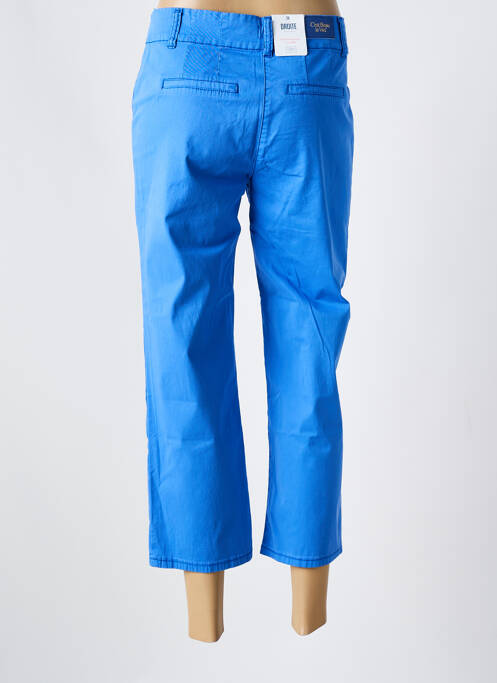 Pantalon 7/8 stretch taille normale bleu C'EST BEAU LA VIE femme