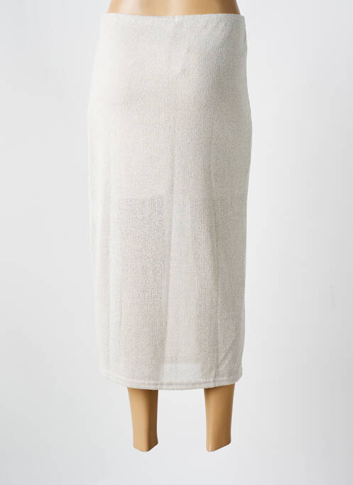 Jupe longue doublure beige TIFFOSI femme