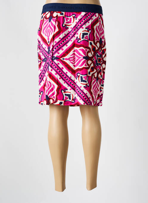 Jupe mi-longue taille normale rose STREET ONE femme