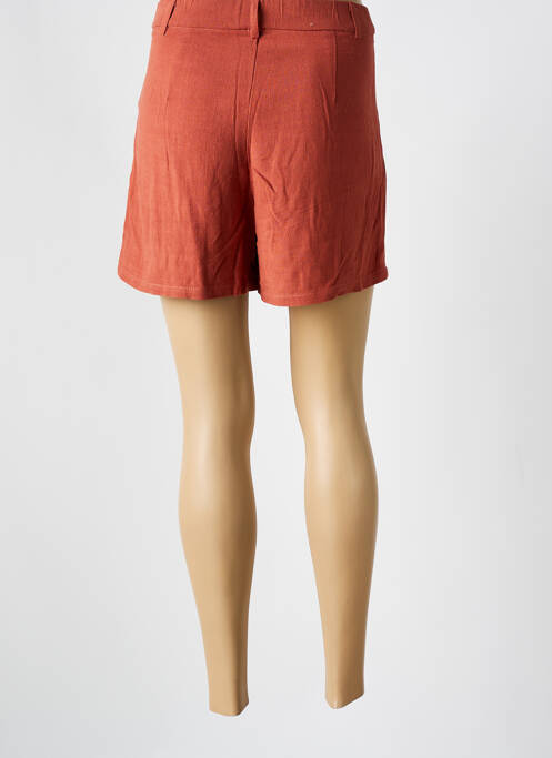 Short fermeture zippée sous rabat boutonné taille normale marron TIFFOSI femme