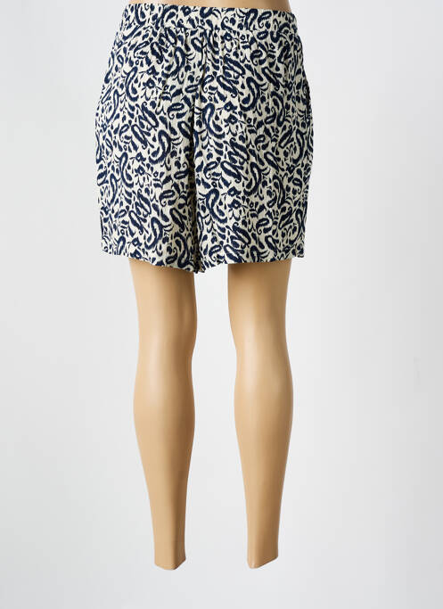 Short taille normale taille normale bleu ICHI femme