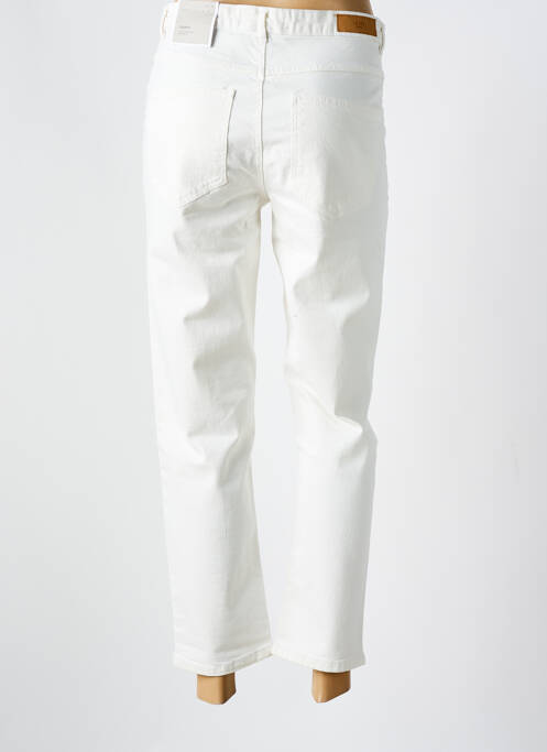 Jeans coupe droite blanc ICHI femme