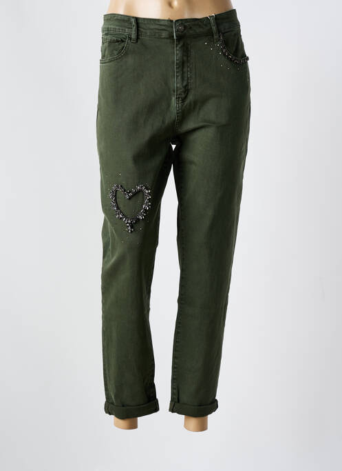 Jeans coupe droite vert ZAC & ZOE femme