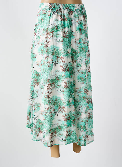 Jupe longue vert GOLDEN LIVE femme