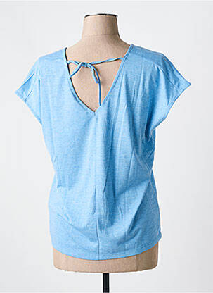 Top manches courtes manches courtes bleu GARCIA femme