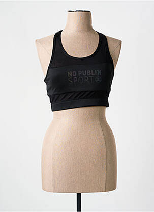 Soutien-gorge sans armature brassieres noir NO PUBLIK femme