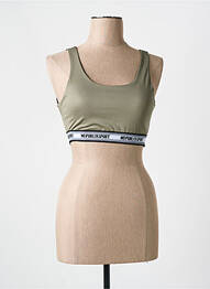 Soutien-gorge sans armature brassieres vert NO PUBLIK femme