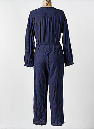 Combi-pantalon coupe cintrée manches longues bleu ZIBI LONDON femme