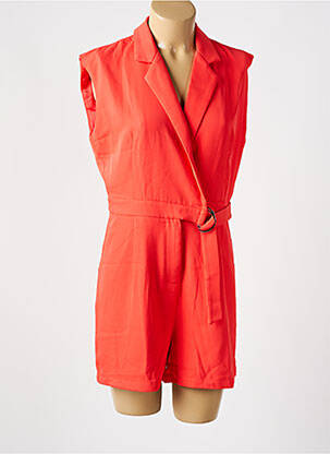 Combi-pantalon sans manche sans manche orange DEELUXE femme