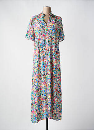 Robe longue bleu C'EST BEAU LA VIE femme