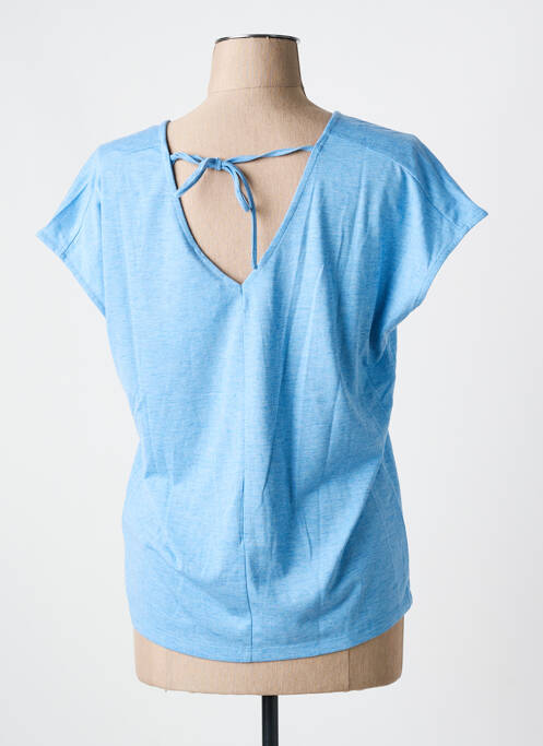 Top manches courtes manches courtes bleu GARCIA femme