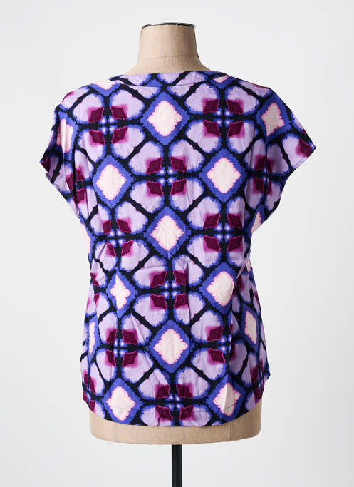 Top imprimé fantaisie manches courtes violet STREET ONE femme
